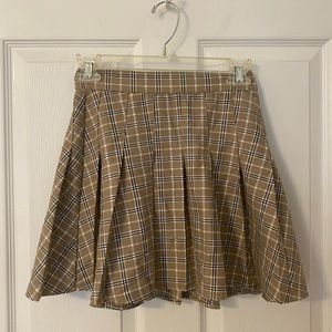 Garage Plaid Skirt